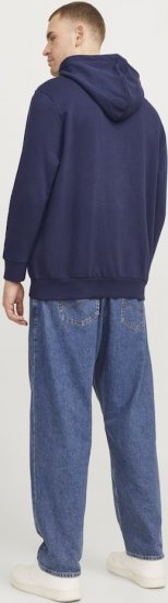 Jack & Jones CALEB Hoodie Navy Blazer - Gensere og hettegensere - Store hettegensere - 2XL-14XL