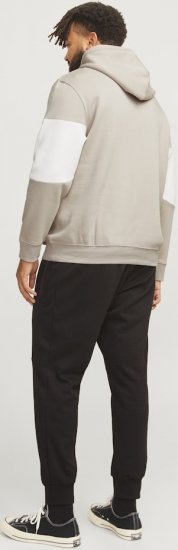 Jack & Jones LEGACY 2 Color Hoodie Beige - Gensere og hettegensere - Store hettegensere - 2XL-14XL