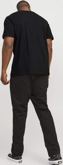 Jack & Jones JJEBRADLEY T-Shirt Black - T-skjorter - Store T-skjorter - 2XL-14XL