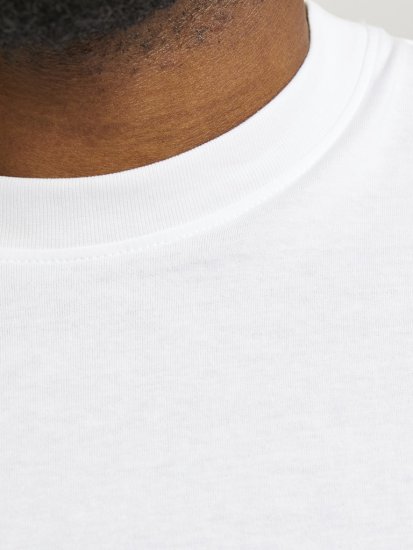 Jack & Jones BRADLEY T-Shirt White - T-skjorter - Store T-skjorter - 2XL-14XL