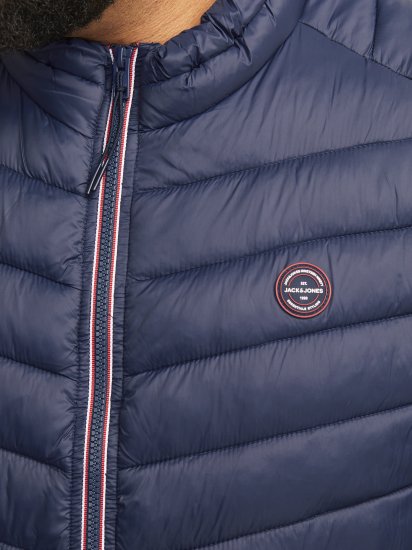 Jack & Jones SPRINT True Red Stitches BODYWARMER Navy Blazer - Jakker - Store jakker - 2XL-12XL