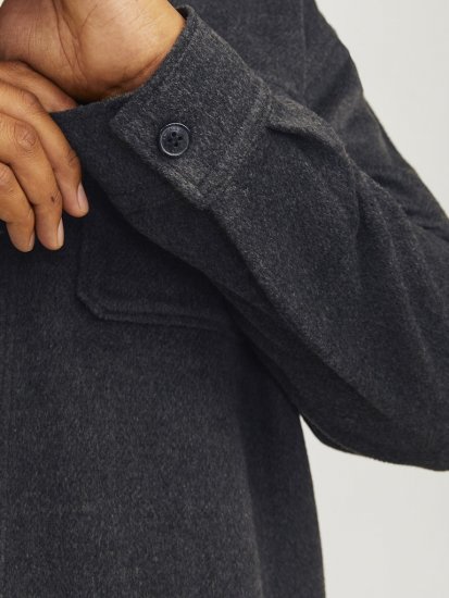 Jack & Jones BRADLEY OLLIE Overshirt LS Black - Skjorter - Store skjorter - 2XL-8XL
