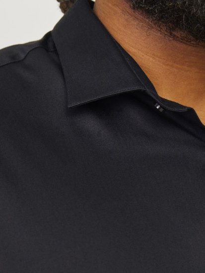 Jack & Jones ARMA LS Shirt Black - Skjorter - Store skjorter - 2XL-8XL