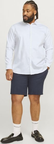 Jack & Jones ARMA LS Shirt White - Skjorter - Store skjorter - 2XL-8XL