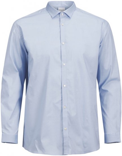 Jack & Jones ARMA LS Shirt Cashmere Blue - Skjorter - Store skjorter - 2XL-8XL