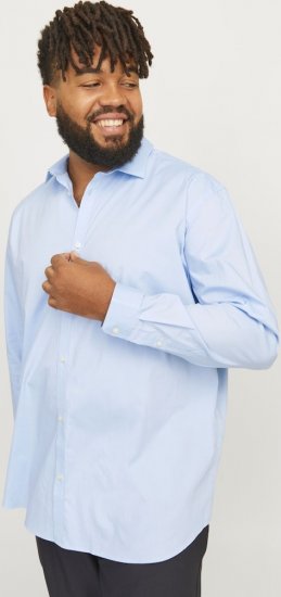Jack & Jones ARMA LS Shirt Cashmere Blue - Skjorter - Store skjorter - 2XL-8XL