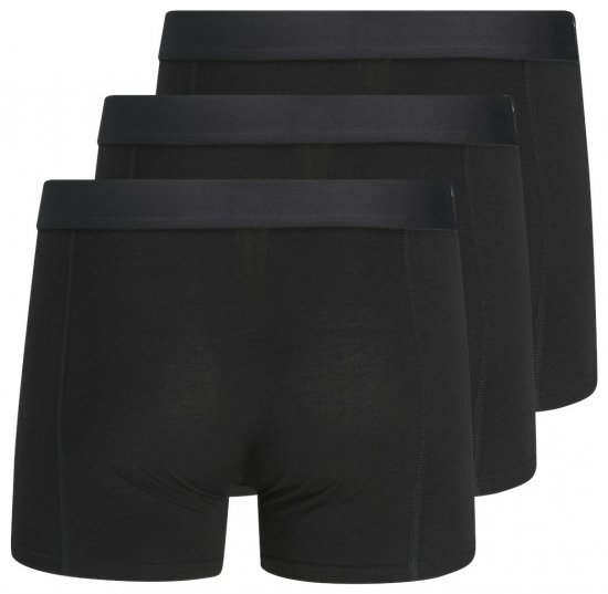 Jack & Jones BASIC BAMBOO Trunks 3-Pack Black - Undertøy & badetøy - Undertøy store størrelser 