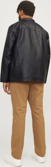Jack & Jones DYLAN Clean PU Jacket Black - Jakker - Store jakker - 2XL-12XL