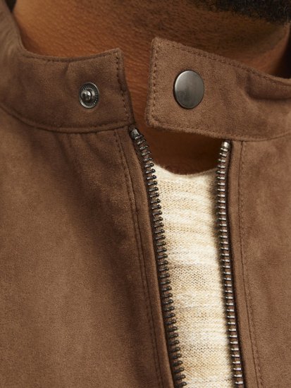 Jack & Jones DYLAN Clean Jacket Brown - Jakker - Store jakker - 2XL-12XL
