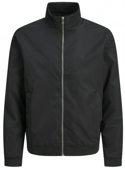 Jack & Jones JJROY HARRINGTON BOMBER Jacket Black - Jakker - Store jakker - 2XL-12XL