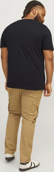 Jack & Jones CORP Logo Play 5 T-Shirt Black - T-skjorter - Store T-skjorter - 2XL-14XL