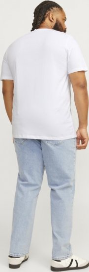 Jack & Jones CORP Logo Play 5 T-Shirt White - T-skjorter - Store T-skjorter - 2XL-14XL