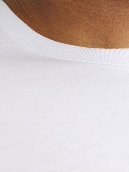 Jack & Jones CORP Logo Play 5 T-Shirt White - T-skjorter - Store T-skjorter - 2XL-14XL