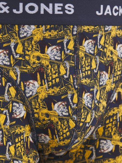 Jack & Jones SKULLROCK Trunks 3-Pack Navy Blazer - Undertøy & badetøy - Undertøy store størrelser 