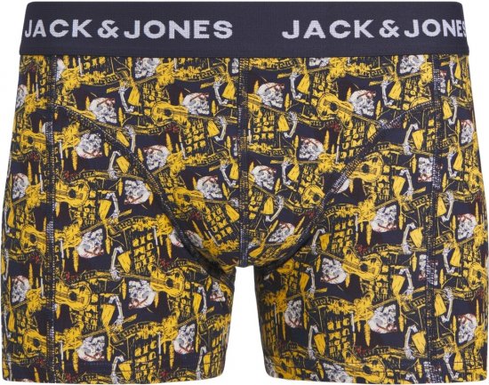Jack & Jones SKULLROCK Trunks 3-Pack Navy Blazer - Undertøy & badetøy - Undertøy store størrelser 