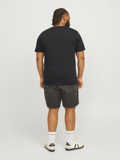 Jack & Jones JJSKULL ROCK T-Shirt Black - T-skjorter - Store T-skjorter - 2XL-14XL