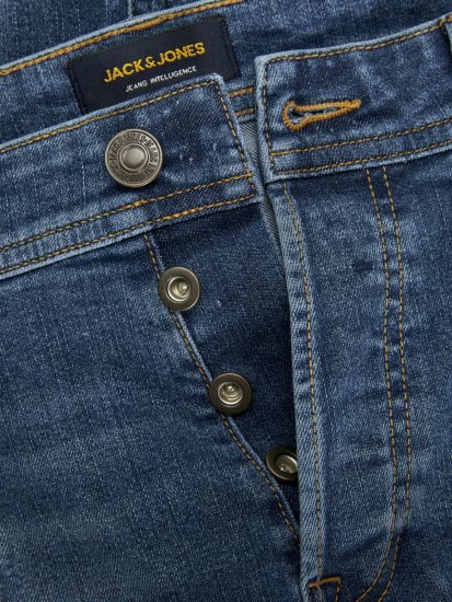 Jack & Jones JJIGLENN JJORIGINAL SQ 013 Jeans Blue Denim - Jeans og bukser - Store Bukser og Store Jeans