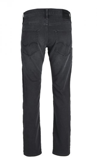 Jack & Jones JJIMIKE JJICON I.K. SQ 028 Jeans Black Denim - Jeans og bukser - Store Bukser og Store Jeans