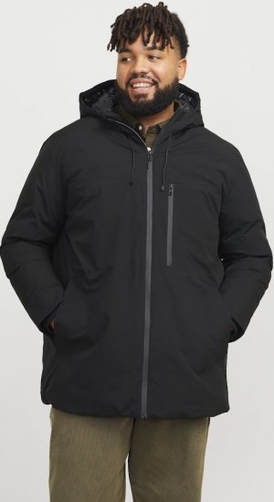 Jack & Jones PAYNE Windproof Parka Black - Jakker - Store jakker - 2XL-12XL