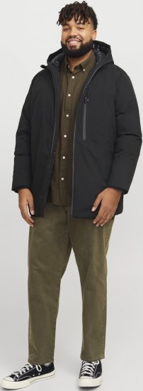 Jack & Jones PAYNE Windproof Parka Black - Jakker - Store jakker - 2XL-12XL