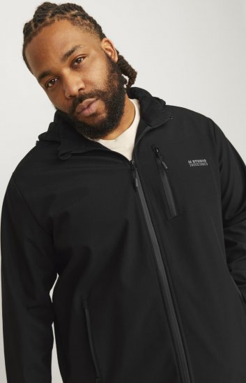 Jack & Jones JJTAYLOR Softshell Jacket Black - Jakker - Store jakker - 2XL-12XL