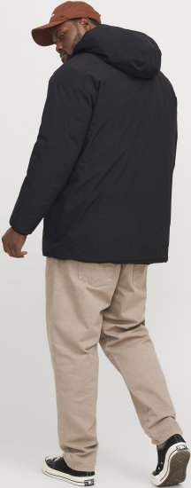 Jack & Jones KEEN Windproof Parka Black - Jakker - Store jakker - 2XL-12XL