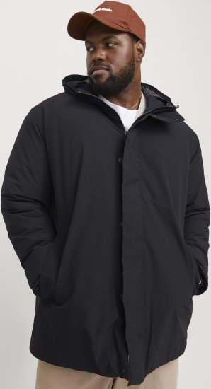 Jack & Jones KEEN Windproof Parka Black - Jakker - Store jakker - 2XL-12XL