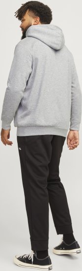 Jack & Jones JCOOUTDOOR Hoodie Light Grey - Gensere og hettegensere - Store hettegensere - 2XL-14XL