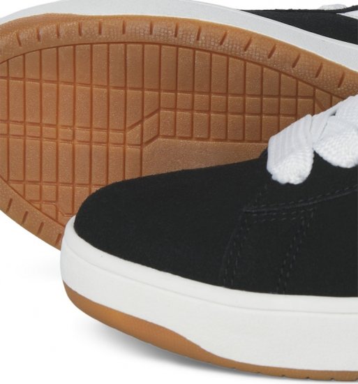 Jack & Jones Miles SYN Suede Sneakers Black - Herresko 40-52 - Herresko i store størrelser