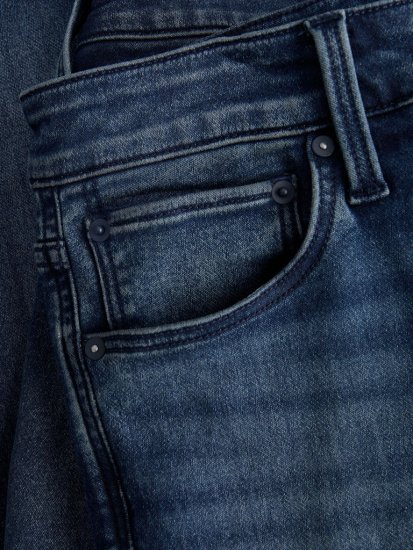 Jack & Jones Glenn Icon SQ 422 Jeans Blue Denim - Jeans og bukser - Store Bukser og Store Jeans