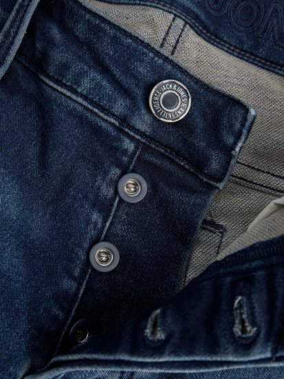 Jack & Jones Glenn Icon SQ 422 Jeans Blue Denim - Jeans og bukser - Store Bukser og Store Jeans
