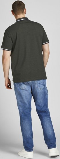 Jack & Jones PAULOS Short Sleeve Polo Green/PLAY 1 - Polo- & piqueskjorter - Poloskjorte i store størrelser - 2XL-8XL