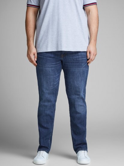Jack & Jones TIM ORIGINAL CB 814 Jeans Blue Denim - Jeans og bukser - Store Bukser og Store Jeans