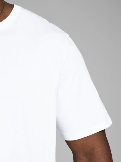 Jack & Jones Organic Basic T-shirt White - T-skjorter - Store T-skjorter - 2XL-14XL