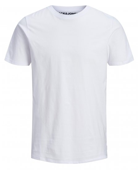 Jack & Jones Organic Basic T-shirt White - T-skjorter - Store T-skjorter - 2XL-14XL