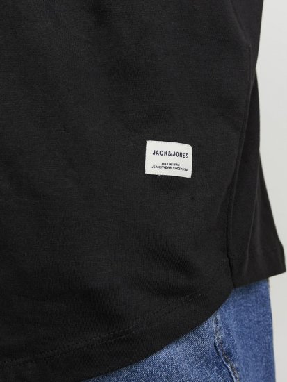 Jack & Jones NOA Crew Neck T-Shirt Black - T-skjorter - Store T-skjorter - 2XL-14XL