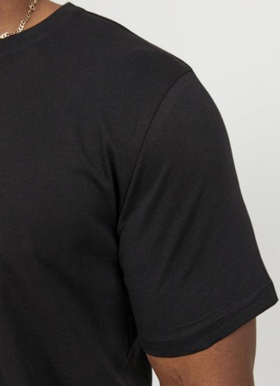 Jack & Jones NOA Crew Neck T-Shirt Black - T-skjorter - Store T-skjorter - 2XL-14XL