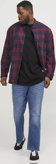 Jack & Jones NOA Crew Neck T-Shirt Black - T-skjorter - Store T-skjorter - 2XL-14XL