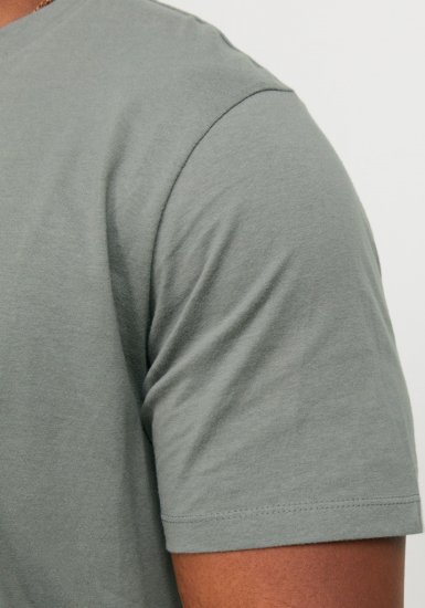 Jack & Jones NOA Crew Neck T-Shirt Grey - T-skjorter - Store T-skjorter - 2XL-14XL