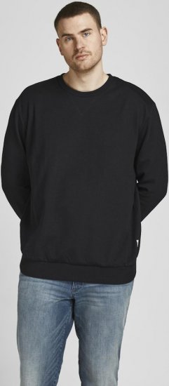 Jack & Jones Basic Sweatshirt Black - Gensere og hettegensere - Store hettegensere - 2XL-14XL