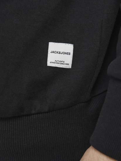Jack & Jones Basic Sweatshirt Black - Gensere og hettegensere - Store hettegensere - 2XL-14XL