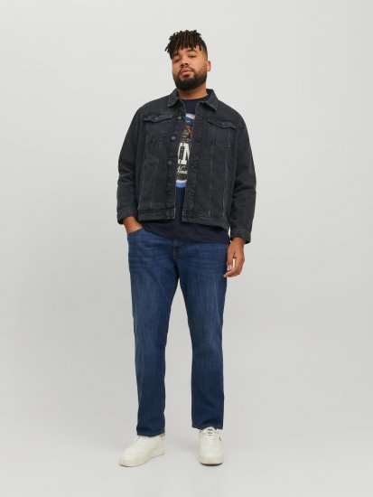 Jack & Jones JJIJEAN Denim Jacket Black Denim - Jakker - Store jakker - 2XL-12XL