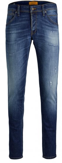 Jack & Jones JJIGLENN JJFOX GE 348 Jeans Blue Denim - Jeans og Bukser - Store Bukser og Store Jeans