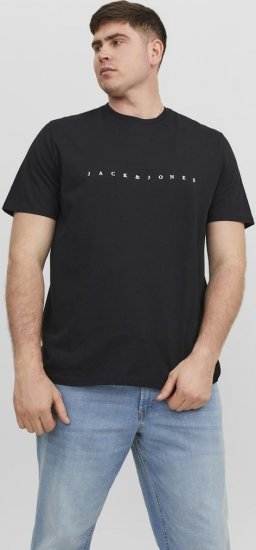 Jack & Jones STAR T-Shirt Black - T-skjorter - Store T-skjorter - 2XL-14XL