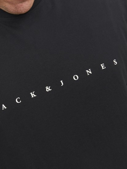 Jack & Jones STAR T-Shirt Black - T-skjorter - Store T-skjorter - 2XL-14XL