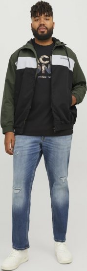 Jack & Jones RUSH Bomber Jacket with Hood Green - Jakker - Store jakker - 2XL-12XL