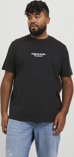 Jack & Jones ESTERBRO T-Shirt Black - T-skjorter - Store T-skjorter - 2XL-14XL