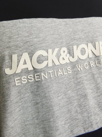 Jack & Jones LEGACY BLOCKING T-Shirt Black - T-skjorter - Store T-skjorter - 2XL-14XL