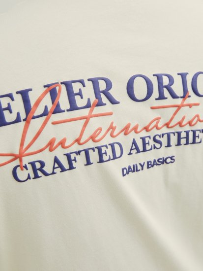 Jack & Jones Lington Crew Neck T-Shirt White - T-skjorter - Store T-skjorter - 2XL-14XL