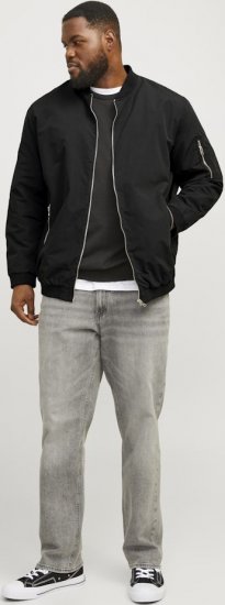 Jack & Jones RUSH Bomber Jacket Black - Jakker - Store jakker - 2XL-12XL